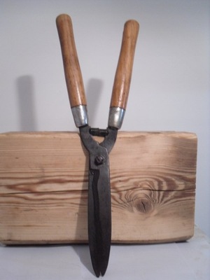 Nożyce do cięcia żywopłotu nożyce drewniane rączki