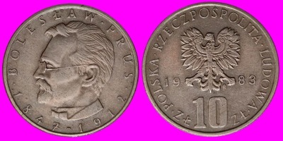 10 zł BOLESŁAW PRUS 1983 40