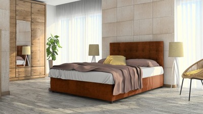 Łóżko kontynentalne tapicerowane NICOLO 160x200