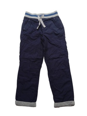 M&Co Granatowe spodnie z podszewką roz 116 cm