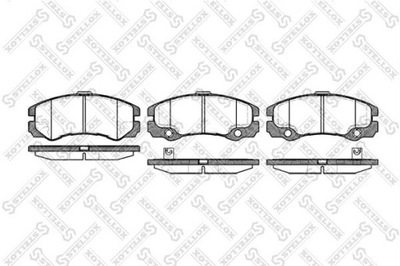 ZAPATAS DE FRENADO OPEL FRONTERA B 02-04 PARTE DELANTERA  