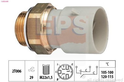 CONMUTADOR DE VENTILADOR OPEL 1-850-649  