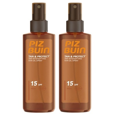 Piz Buin Tan & Protect Sun Oil Spray SPF15 x2szt