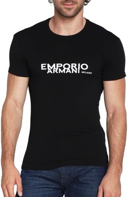 EMPORIO ARMANI UNDERWEAR T-shirt męski czarny r XL