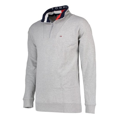 TOMMY HILFIGER BLUZA TJM SOLID ZIP MOCK NECK XS