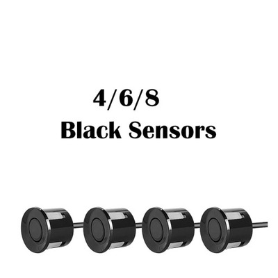 estilo de 4 sensores black sensors Detektor parkow 