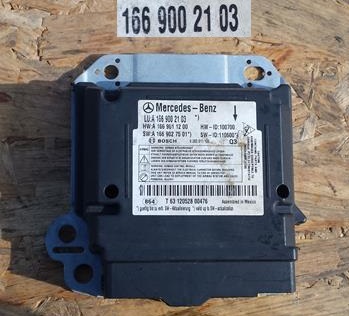 Модуль подушок подушка безпеки mercedes ml 166 w166 1669002103 фото №1