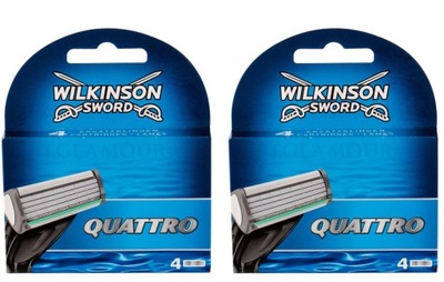 Wkłady do maszynek Wilkinson Sword Quattro 8 sztuk