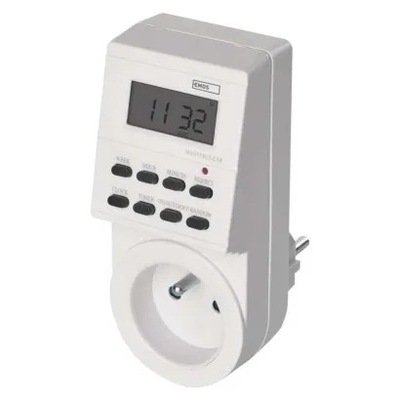 Cyfrowy programator czasowy do gniazdka 8 programów timer TS-EF1 P5501 Emos