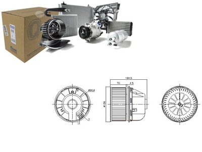 VENTILADOR SOPLADORES FORD C-MAX FOCUS C-MAX FOCUS II GALAXY II GALAXY  