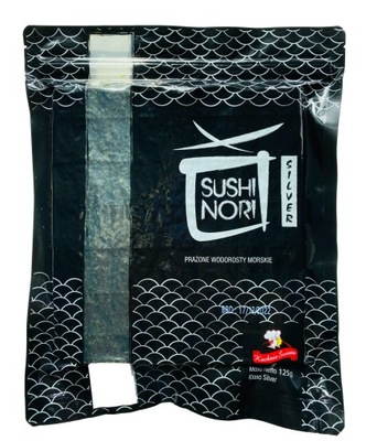 Wodorosty NORI SILVER do Sushi - 50 arkuszy