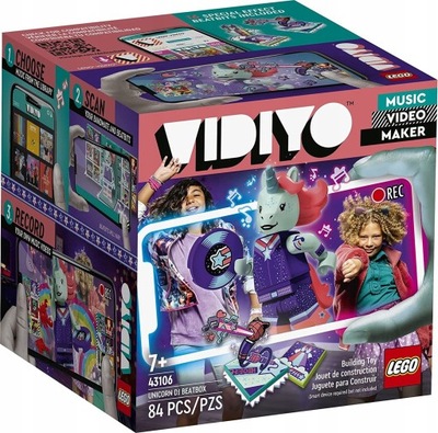 LEGO VIDIYO 43106 Unicorn DJ Beatbox