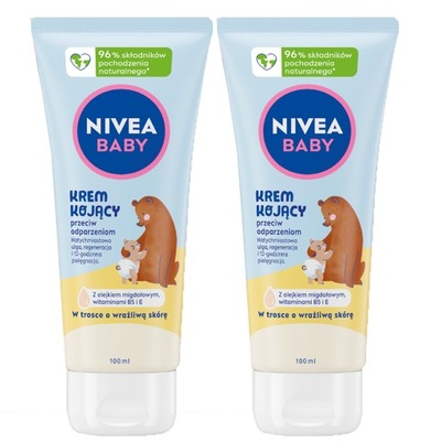 NIVEA BABY Krem Kojący przeciw odparzeniom 2 x 100 ml