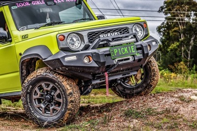 DE ACERO DELANTERO PARAGOLPES SUZUKI JIMNY GJ (2018+) IRONMAN 4X4  