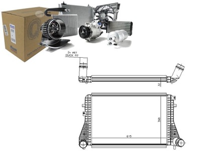 ИНТЕРКУЛЕР NISSENS 1K0145803AE 8ML376787621