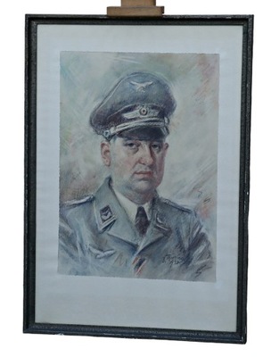 Bernard Thiering (1901-1958) - portret żołnierza