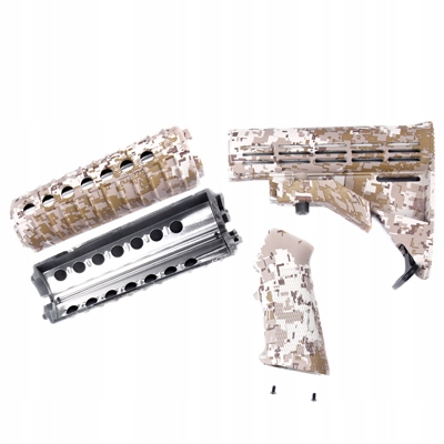 King Arms - Zestaw kolby i chwytów do M4 - Digita