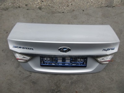 Hyundai sonata iv usa sedan hybrid кришка багажника багажника 2012 r. фото №1