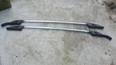 Хромированные рейлинги jeep cherokee liberty kj 01-07 фото №1