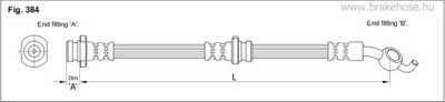 CABLE MANGA DE FRENADO FT0392 NISSAN OS PARTE DELANTERA  