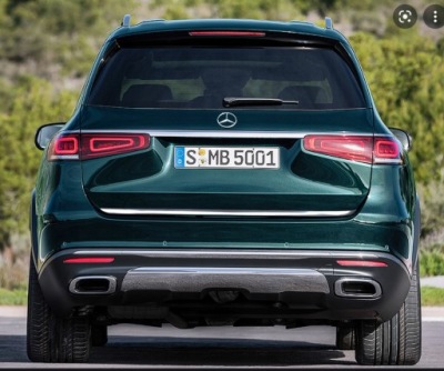 Mercedes gls x167 2019+ молдинг хром крышка багажника фото №1