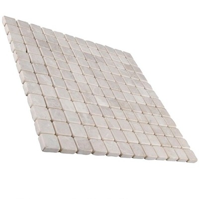 Mozaika marmurowa QueenBeige bębnowany 30,5x30,5x1