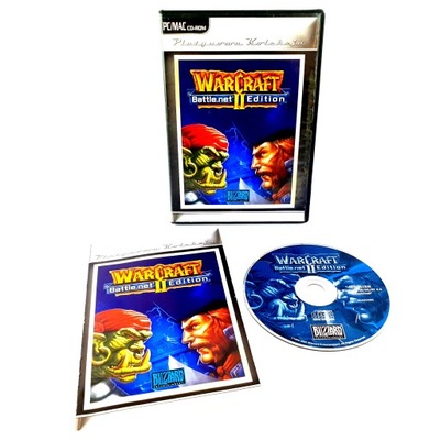 WARCRAFT II 2 BATTLE NET EDITION + DODATEK PC PL