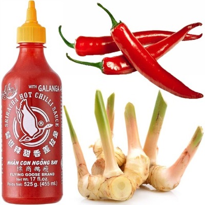 Sos Chili Sriracha z Galangalem 455ml Galangal