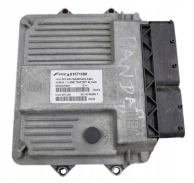 Fiat panda ii 2003 блок керування / модуль ecu 51871690 фото №1
