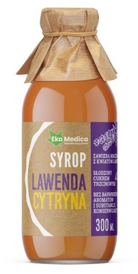EkaMedica Syrop Lawenda Cytryna bez konserwantów 300ml