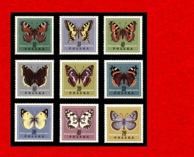 1650-1658 zn9 zn cz** 1967 Motyle