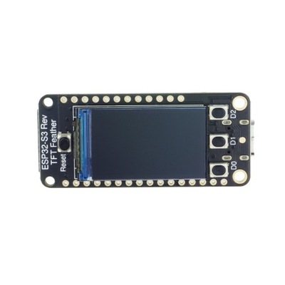 ESP32-S3 Reverse TFT Feather - moduł WiFi i BLE z układem ESP32-S3 i LCD