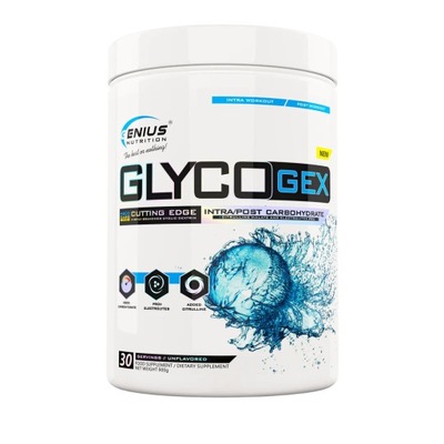 Węglowodany Genius Nutrition Glycogex 900g Bez Smaku Cytrulina Elektrolity