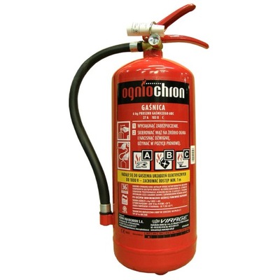 EXTINGUIDOR CON PERCHERO VIRAGE | 6KG ABC  