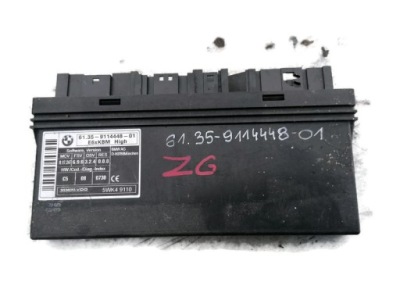 Bmw 5 e60 e61 03-10r модуль комфорту 9114448 фото №1