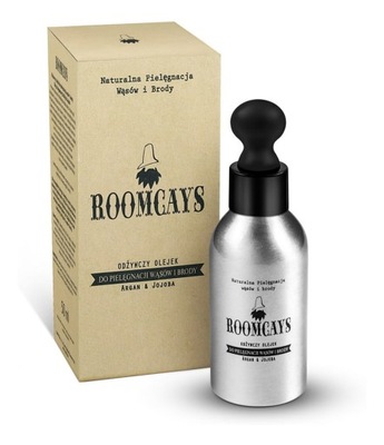 Roomcays Odżywczy olejek do brody i wąsów 50 ml
