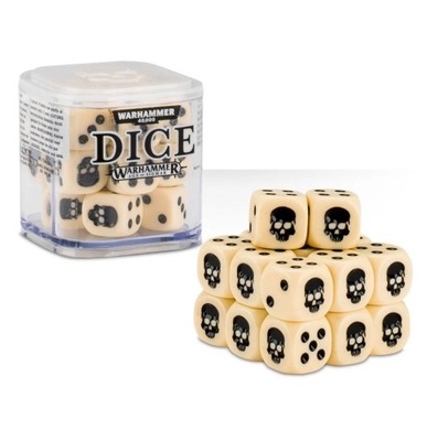 Citadel Dice Cube zestaw 20 kości Kość Słoniowa