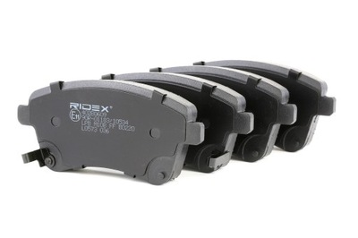 Тормозные колодки тормозные ridex hyundai ix20 kia venga перед 402b0609 фото №1
