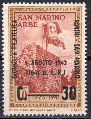 SAN MARINO - 1942 - Mi 256 - RIMINI xx