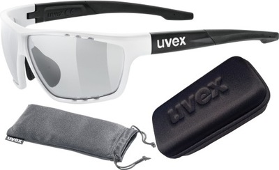 OKULARY UVEX SPORTSTYLE 706 VARIO WHITE/BLACK 8201