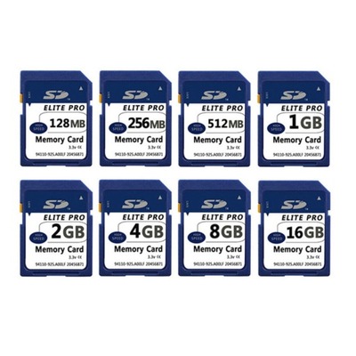 Karta SD 512MB 128MB 256MB 512MB 1GB 2GB 4GB 8GB 1