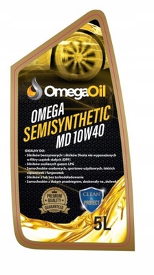 ПОЛЬСКИЙ МАСЛО OMEGA SEMISYNTHETIC MD 10W40 5L