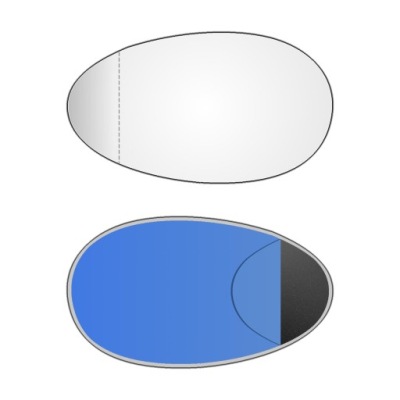 Асферическое стекло mg zs 2001-2005 2002 2003 2004 фото №1