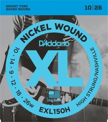 D'Addario EXL150H 10-26 Nashville struny