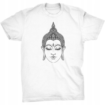 Yoga Budda Twarz Koszulka Równowaga Medytacja