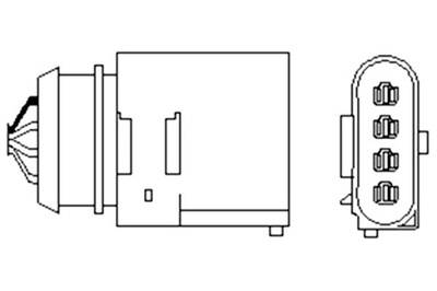 MAGNETI MARELLI SONDA LAMBDA SEAT IBIZA 3 SKODA FABIA I FABIA I  