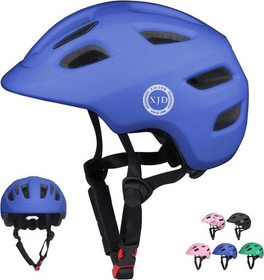 Kask rowerowy XJD BD r. 51-54 Niebieski dziecięcy