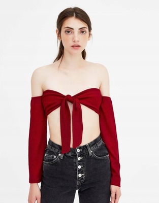 PULL & BEAR TOP DŁUGI RĘKAW SMK XXH__S