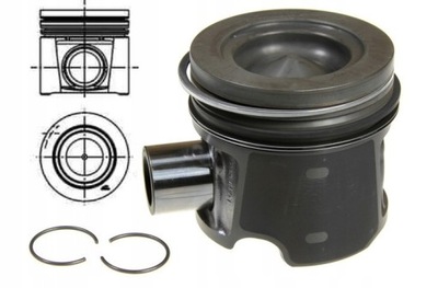 PISTON COMPLETE SET FIAT IVECO 2.3 JDT F1AE3481E 2011-  