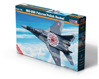 Mig-29A Fulcrum Polish Rocket 1/72 Mistercraft D97